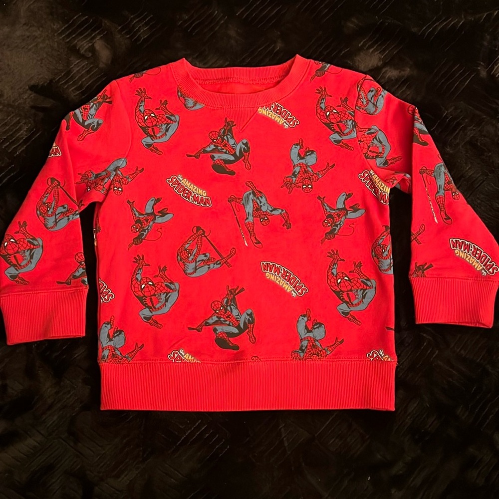 Toddler boys Marvel Spider-Man Sweater. Size 3T